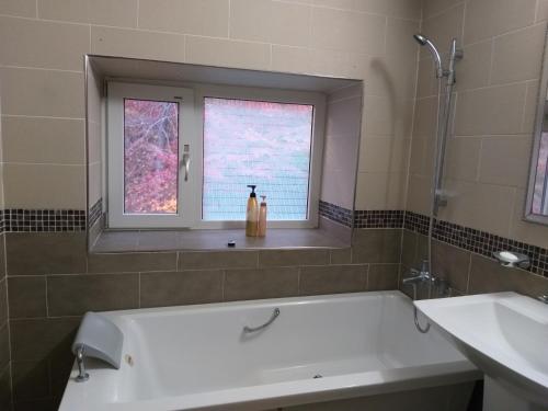 A bathroom at Sanaega Pension