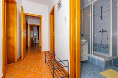 Koupelna v ubytování Apartman Dadi