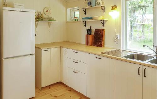 Dapur atau dapur kecil di Lovely Home In Årsta Havsbad With Wifi