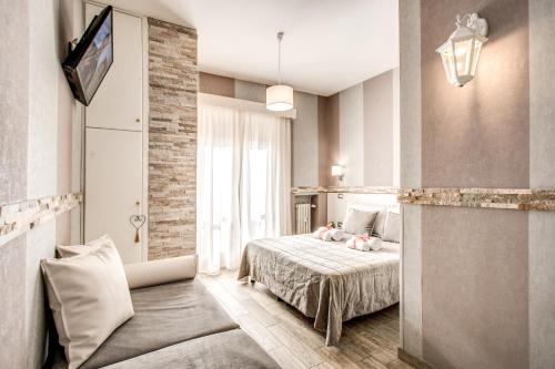 Posteľ alebo postele v izbe v ubytovaní Santamaria Inn