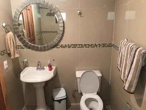 Cabañas Yasmina tesisinde bir banyo