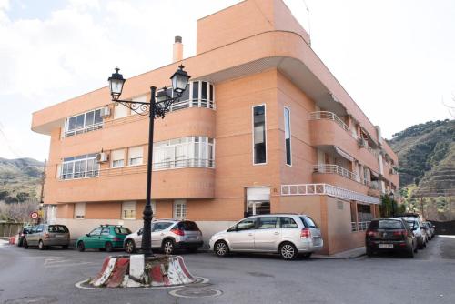 En generel udsigt til bjerge eller udsigt til bjerge taget fra lejligheden