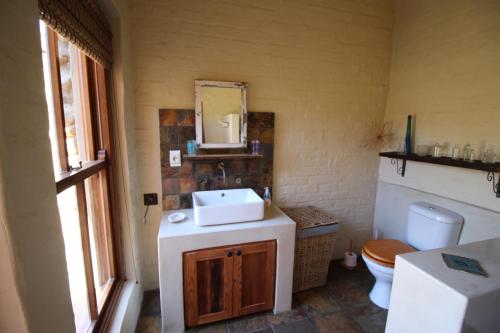 Kylpyhuone majoituspaikassa Bobbejaans Kloof Mountain Retreat