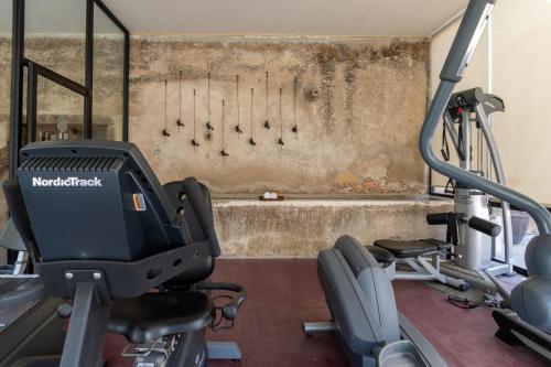 Fitness centrum a/nebo fitness zařízení v ubytování Hotel Hacienda San Cristóbal