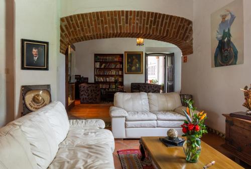 Posezení v ubytování Hotel Hacienda San Cristóbal