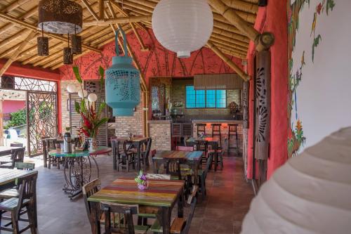 מסעדה או מקום אחר לאכול בו ב-Hotel Campestre Solar De La Luna