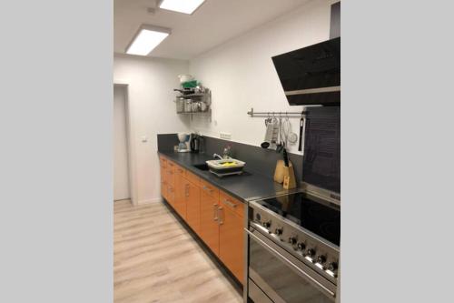 Apartment Waldglück tesisinde mutfak veya mini mutfak