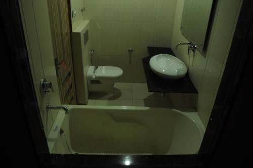 Koupelna v ubytování Hotel Citi Heights