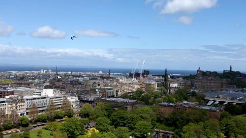 Nespecifikovaný výhled na destinaci Edinburgh nebo výhled na město při pohledu z hotelu