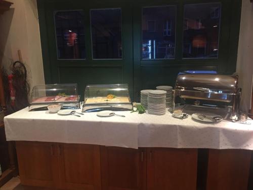 Kuchyň nebo kuchyňský kout v ubytování Golfpark Gut Düneburg