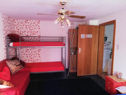 Postel nebo postele na pokoji v ubytování Apartment in Salzkammergut