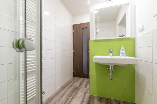 Koupelna v ubytování Apartmán U Křížku