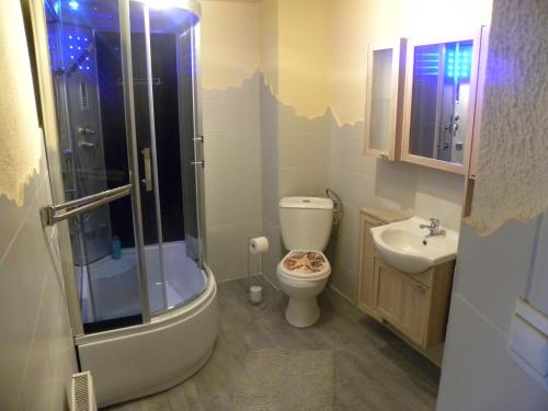 Kamar mandi di Apartament z ogrodem