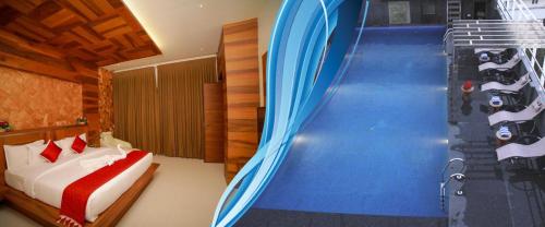 Ένα ή περισσότερα κρεβάτια σε δωμάτιο στο Hotel Pioneer Grand Palace
