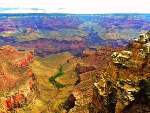 a view of the grand canyon from above at Grand Canyon Plaza Hotel-South Rim in Tusayan