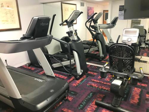 a group of exercise bikes in a gym at Grand Canyon Plaza Hotel-South Rim in Tusayan