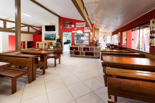 Restoran atau tempat lain untuk makan di Pousada Vila Taquaras