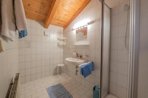 Kúpeľňa v ubytovaní Ferienheim Gabi