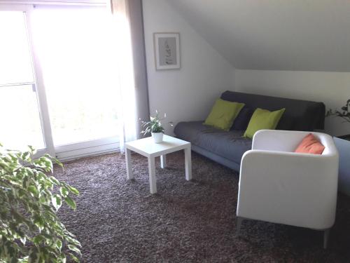 Χώρος καθιστικού στο Ferienwohnung INGRID