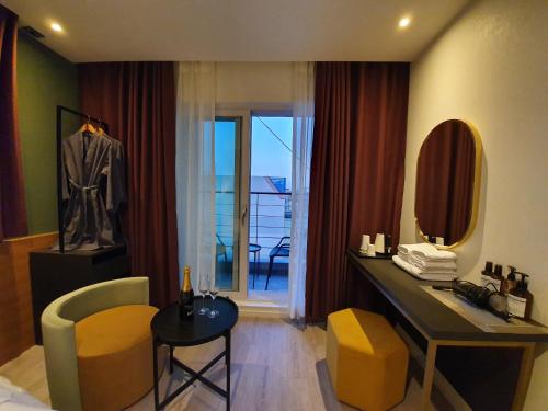 Posezení v ubytování Browndot hotel songtan