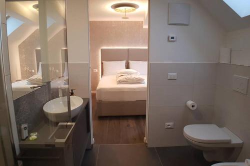 Koupelna v ubytování Gardenpark Loft