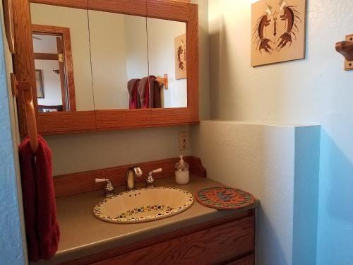 Et badeværelse på Starry Nights Ranch Bed & Breakfast