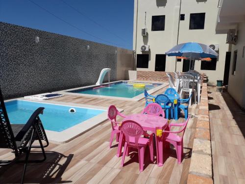 Piscina en o cerca de Pousada Caribe Brasileiro