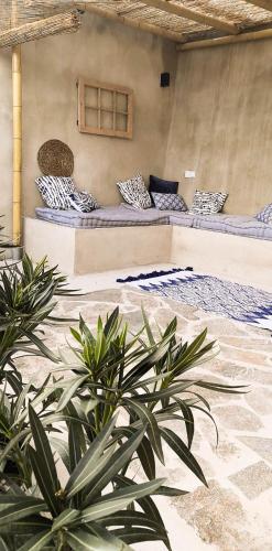 Χώρος καθιστικού στο Ronda Center Apartments with Pool