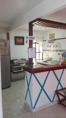 Dapur atau dapur kecil di Blue Ocean Village