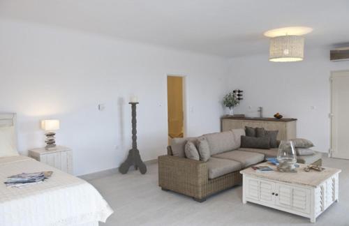 Χώρος καθιστικού στο Paros Butterfly Villas