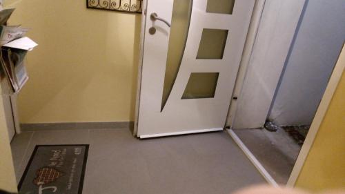 a door with the word exit in front of it at Mag's Dream in Berck-sur-Mer