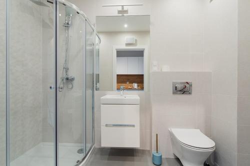 Kúpeľňa v ubytovaní Warsaw To Be - Silver Apartment