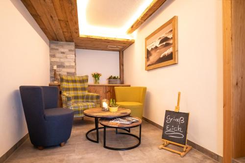 Posezení v ubytování Gästehaus Fellner