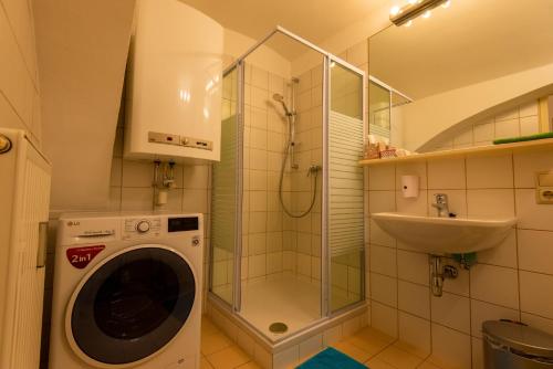 Kúpeľňa v ubytovaní Appartements in Graz beim LKH