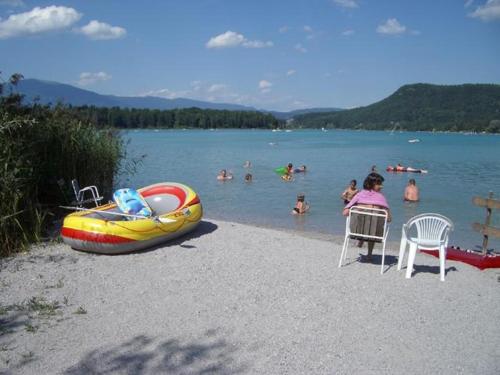 Ein Strand an oder in der Nähe der Ferienwohnung