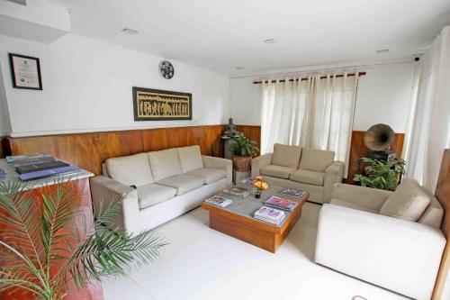 Posezení v ubytování Kandy Dawson Bungalow
