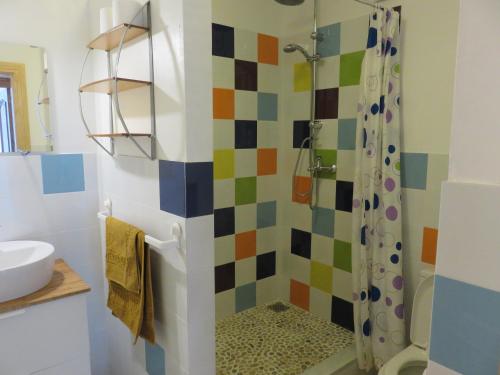 A bathroom at Nido Aguila Blanca