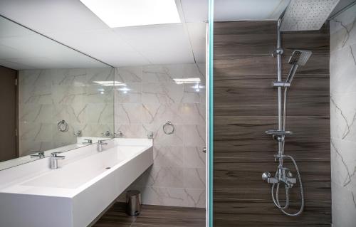  Hotel Holiday International -  Room  picture :   Tea/Coffee maker    Minibar    Shower                           