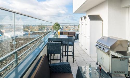 Μπαλκόνι ή βεράντα στο Garden Hotel Krefeld