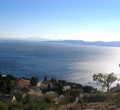 a view of a large body of water at VILA MARIJA in Mimice