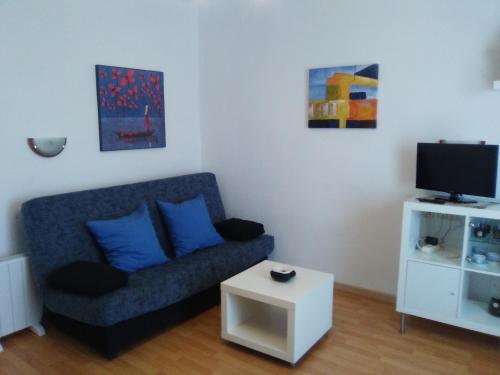 TV/Unterhaltungsangebot in der Unterkunft Ca la Nuri Pis 2 con Vistas al Mar