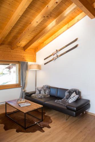 Posezení v ubytování Chalet Sunneblick