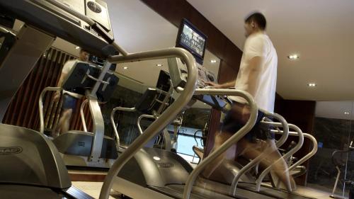 Fitness centrum a/nebo fitness zařízení v ubytování InterContinental Dalian by IHG