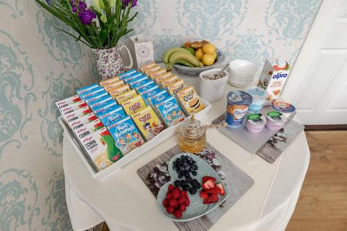 Mad på bed and breakfast-stedet eller i nærheden