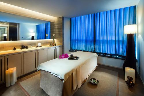 Ένα ή περισσότερα κρεβάτια σε δωμάτιο στο InterContinental Taiyuan by IHG