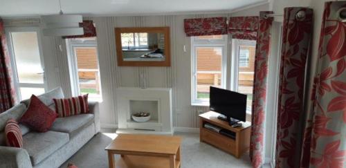 A seating area at Inverbeg Holiday Park 