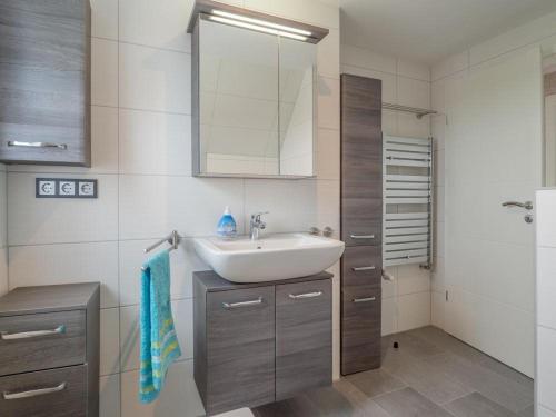 Koupelna v ubytování Ferienhaus Ausblick Am Eichenberg