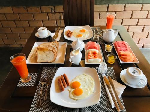 Frukostalternativ för gäster på Ravan Resort Tangalle