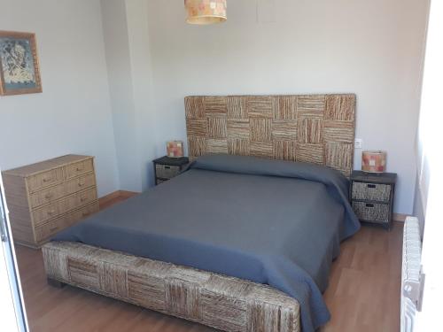 Ein Bett oder Betten in einem Zimmer der Unterkunft VILLA FLOR