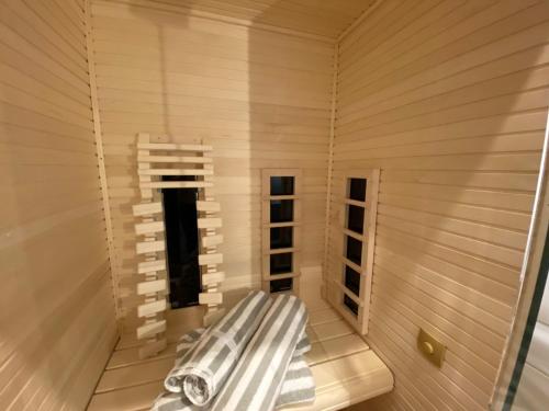 Letto o letti in una camera di Braunlage Lodge